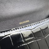 Balenciaga Replicas Hourglass 593546 Designer Crocodile Embossed Handbag