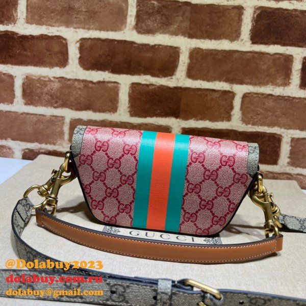 Perfect Gucci 723762 GG Top Handle Replica Web Bag